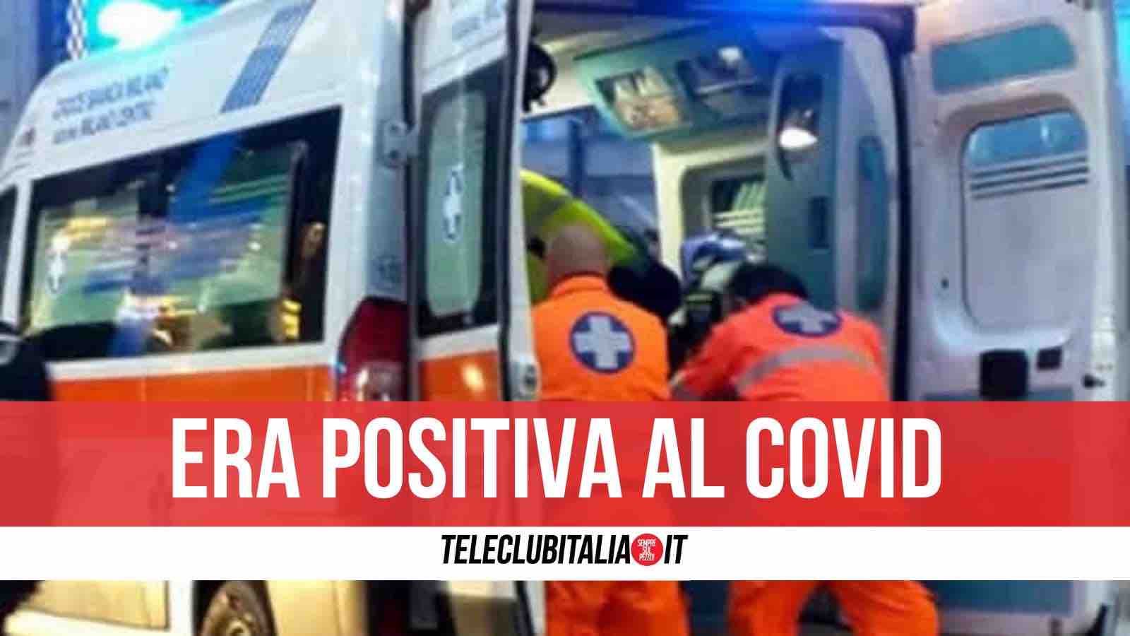 scafati morta ambulanza