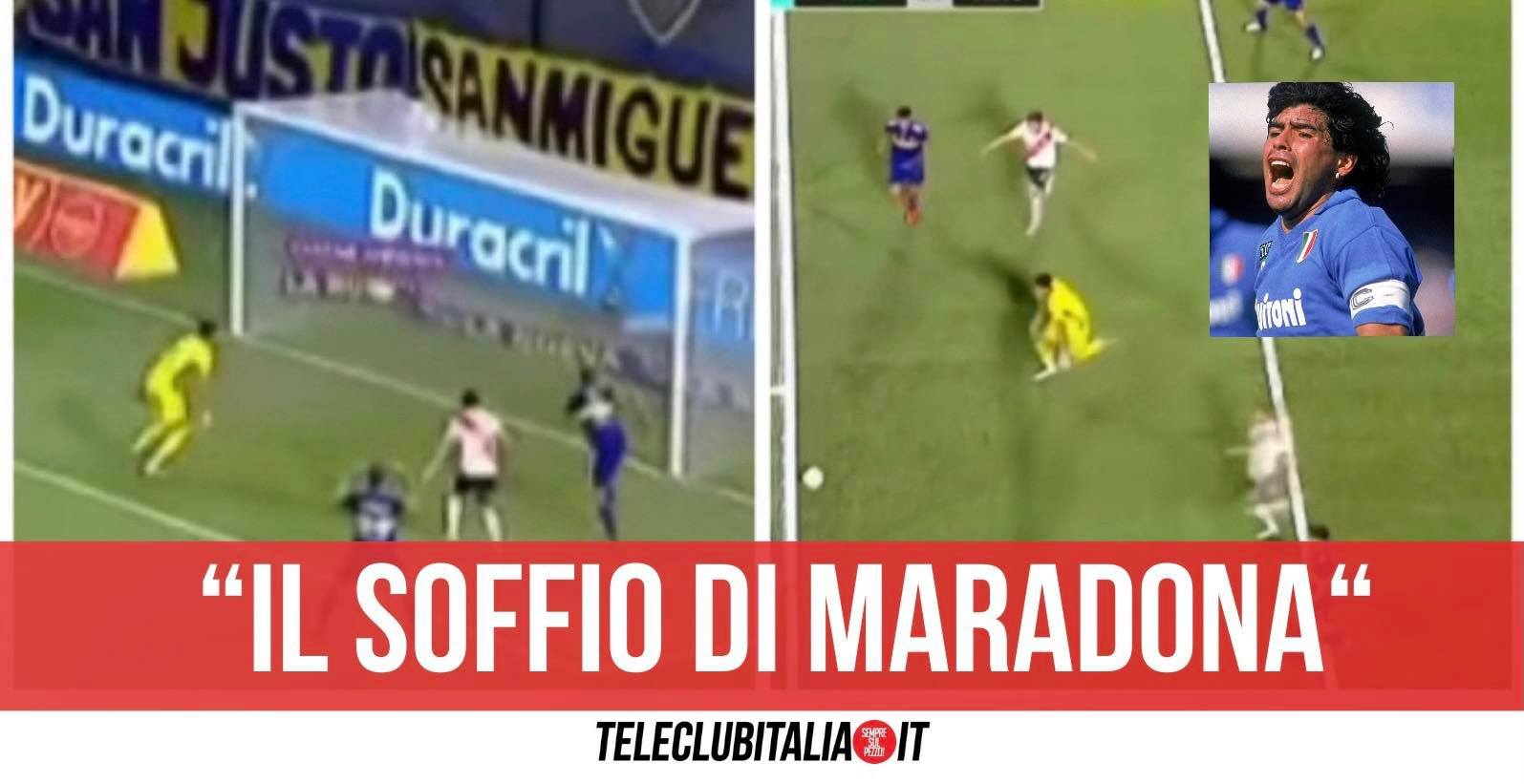 soffio maradona river plate boca juniors video