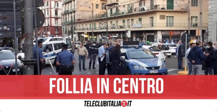 via foria rapinatori investono poliziotto napoli arrestati