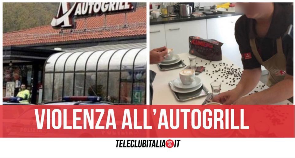 violenza autogrill arrestato 45enne napoli