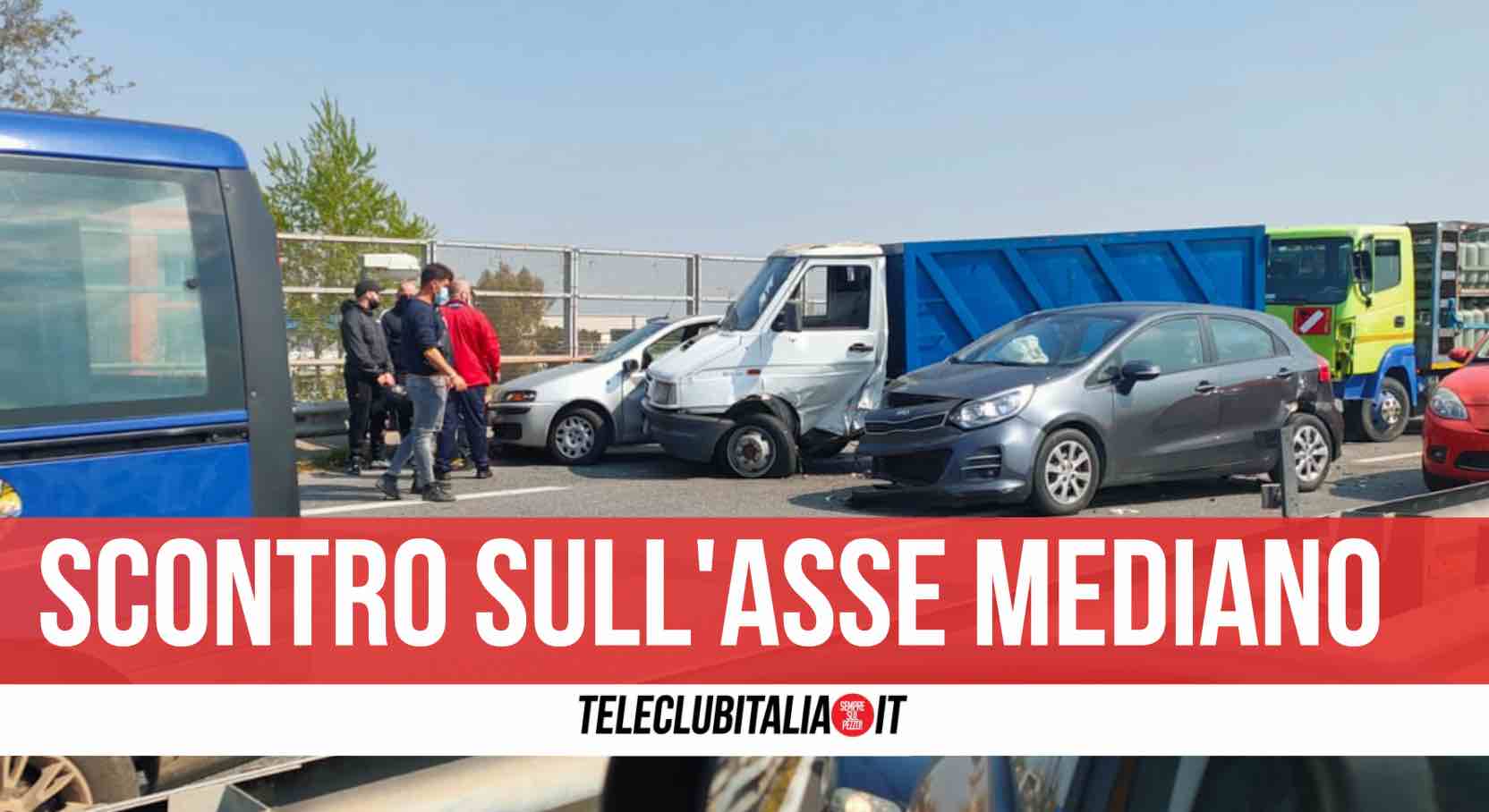 incidente asse mediano aversa melito