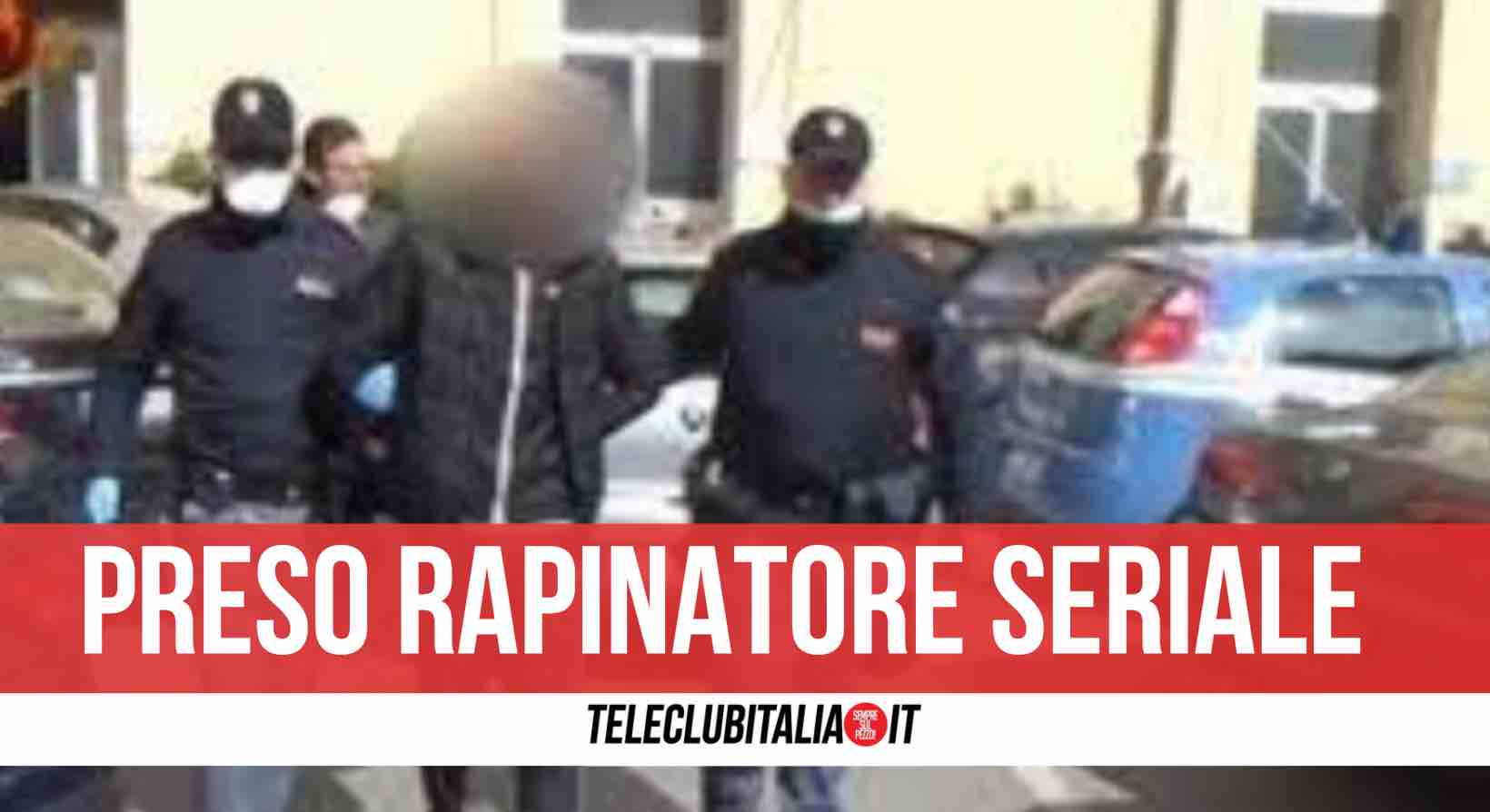 rapinatore casera arrestato