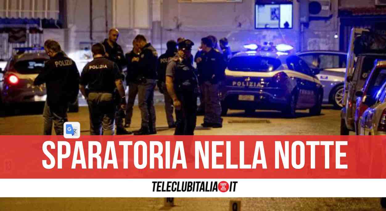 sparatoria tra auto a napoli