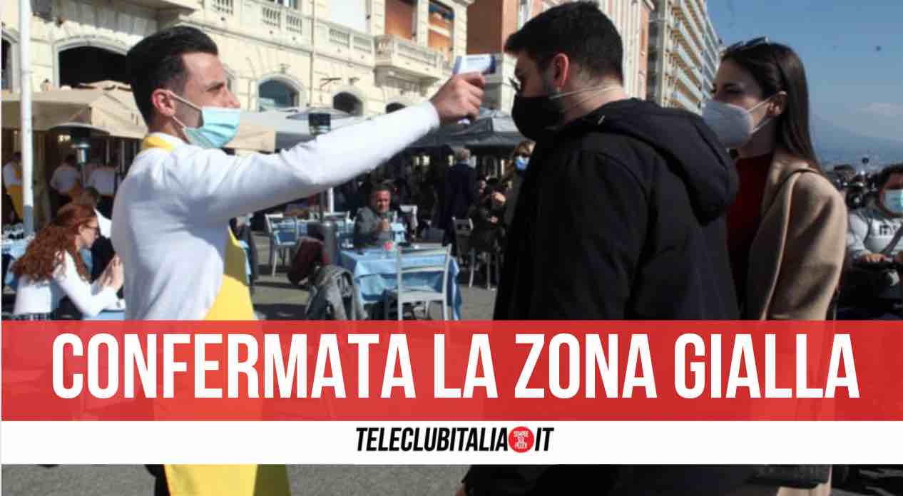 campania confermata zona gialla