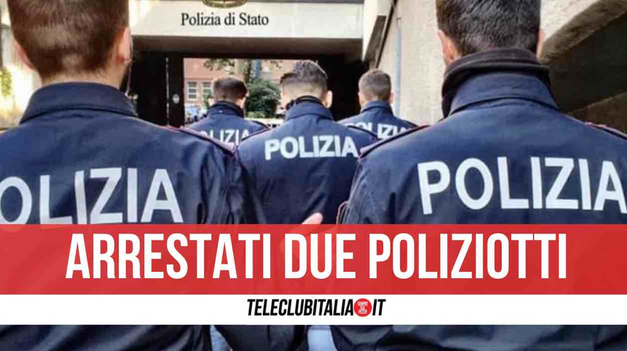 napoli arrestati poliziotti