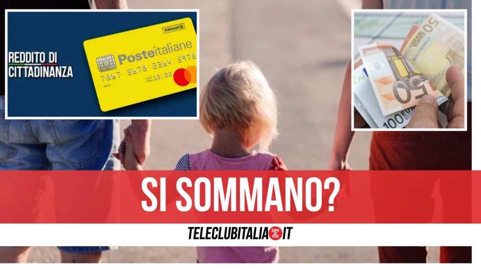 assegno unico figli reddito di cittadinanza