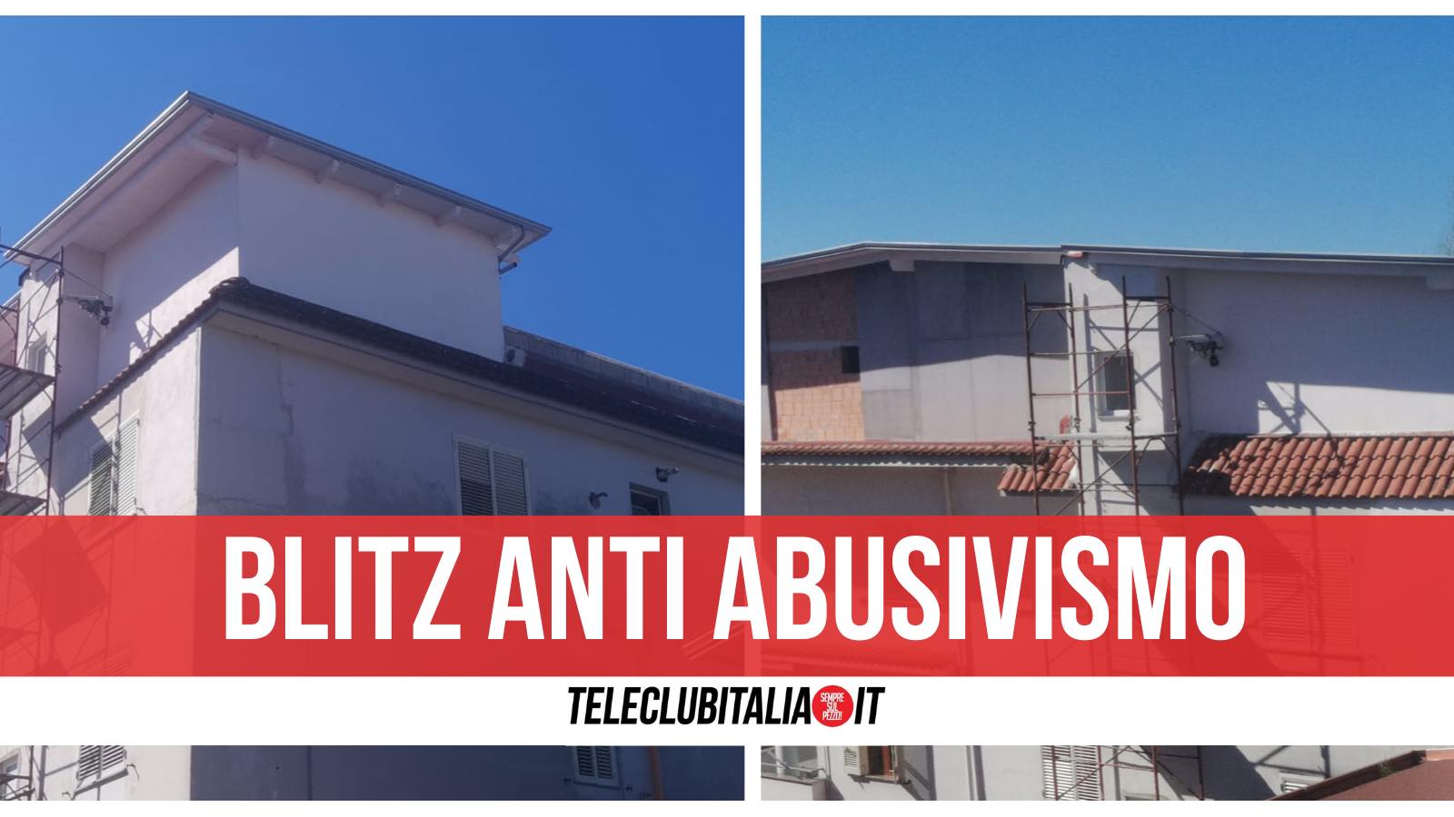 blitz anti abusivismo mansarda sequestrata giugliano