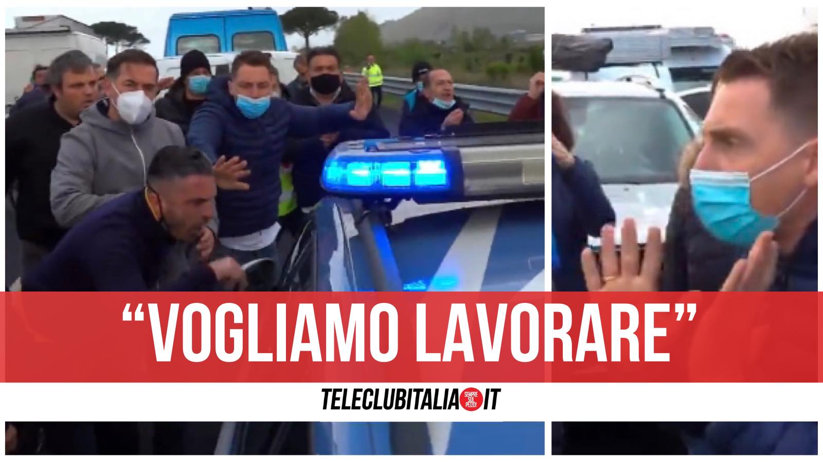 protesta autostrada a30 ambulanti