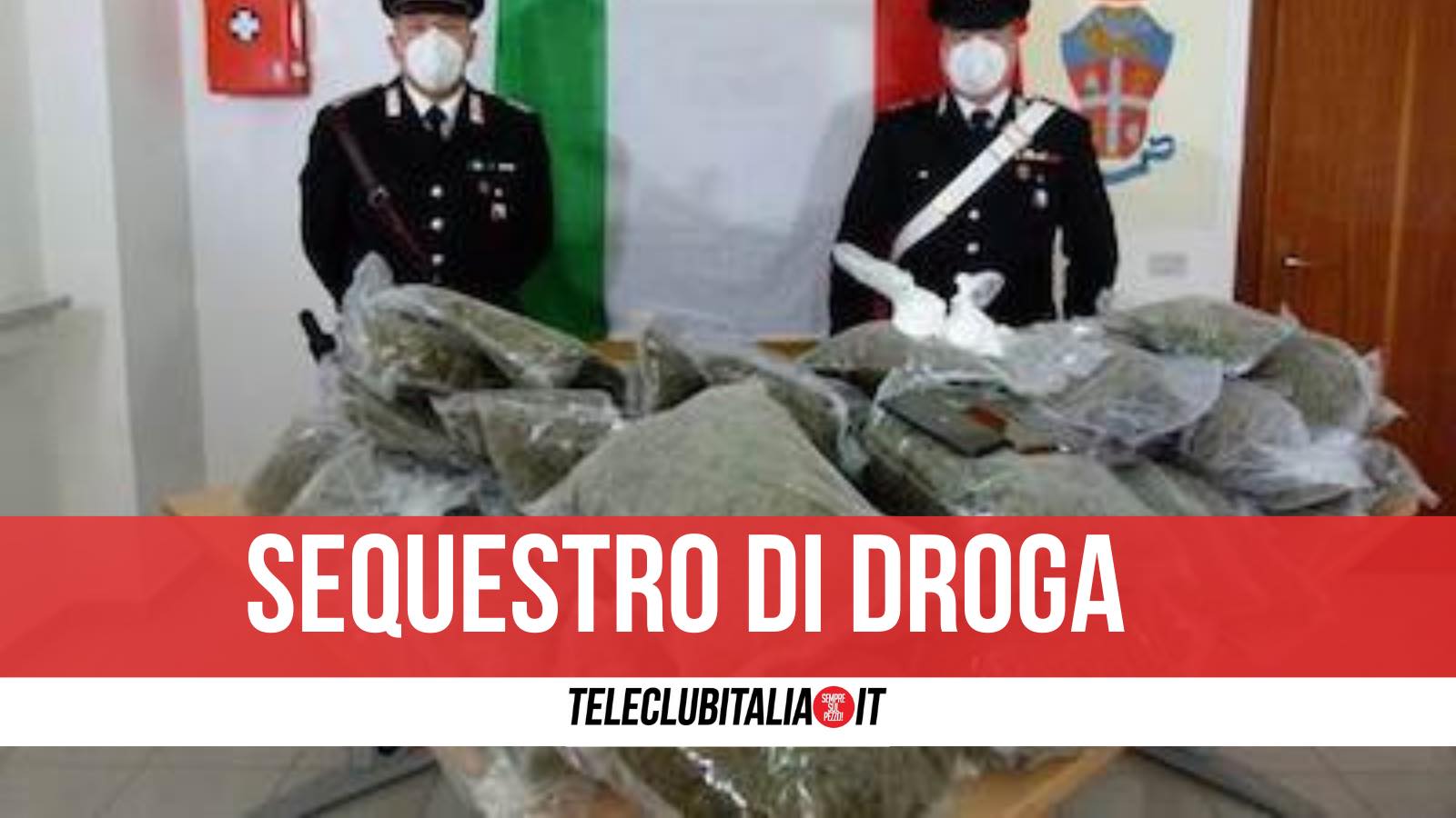 sequestro droga caserta 33 chili