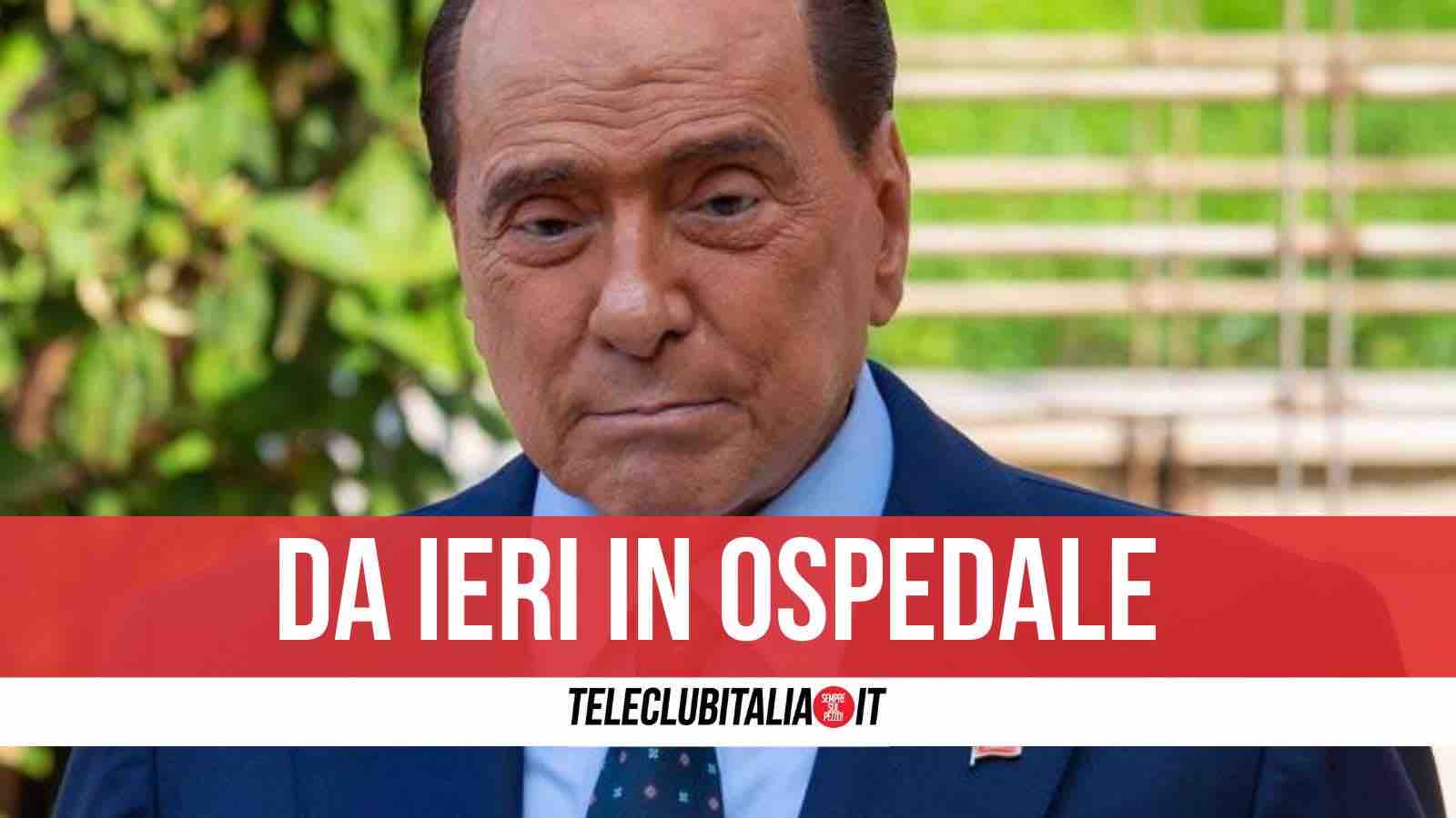 silvio berlusconi ricoverato