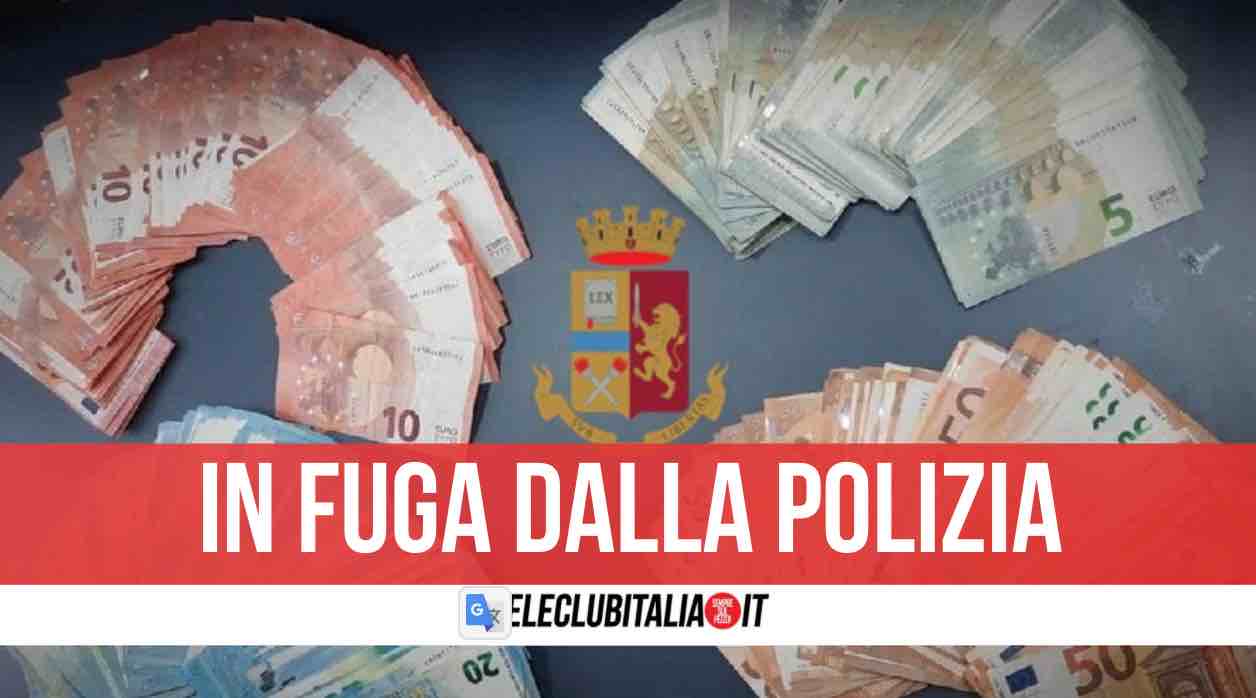 napoli controllo polizia 10mila euro