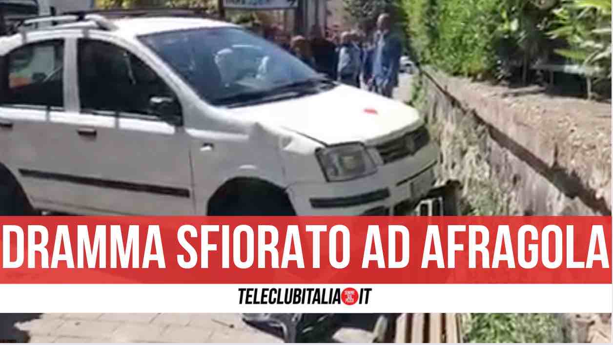 incidente afragola panda contro panchina