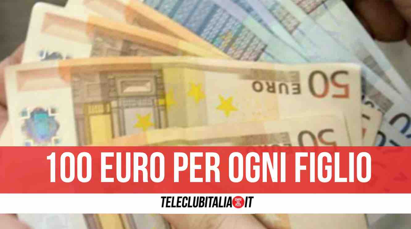 nuovo bonus famiglia 100 euro