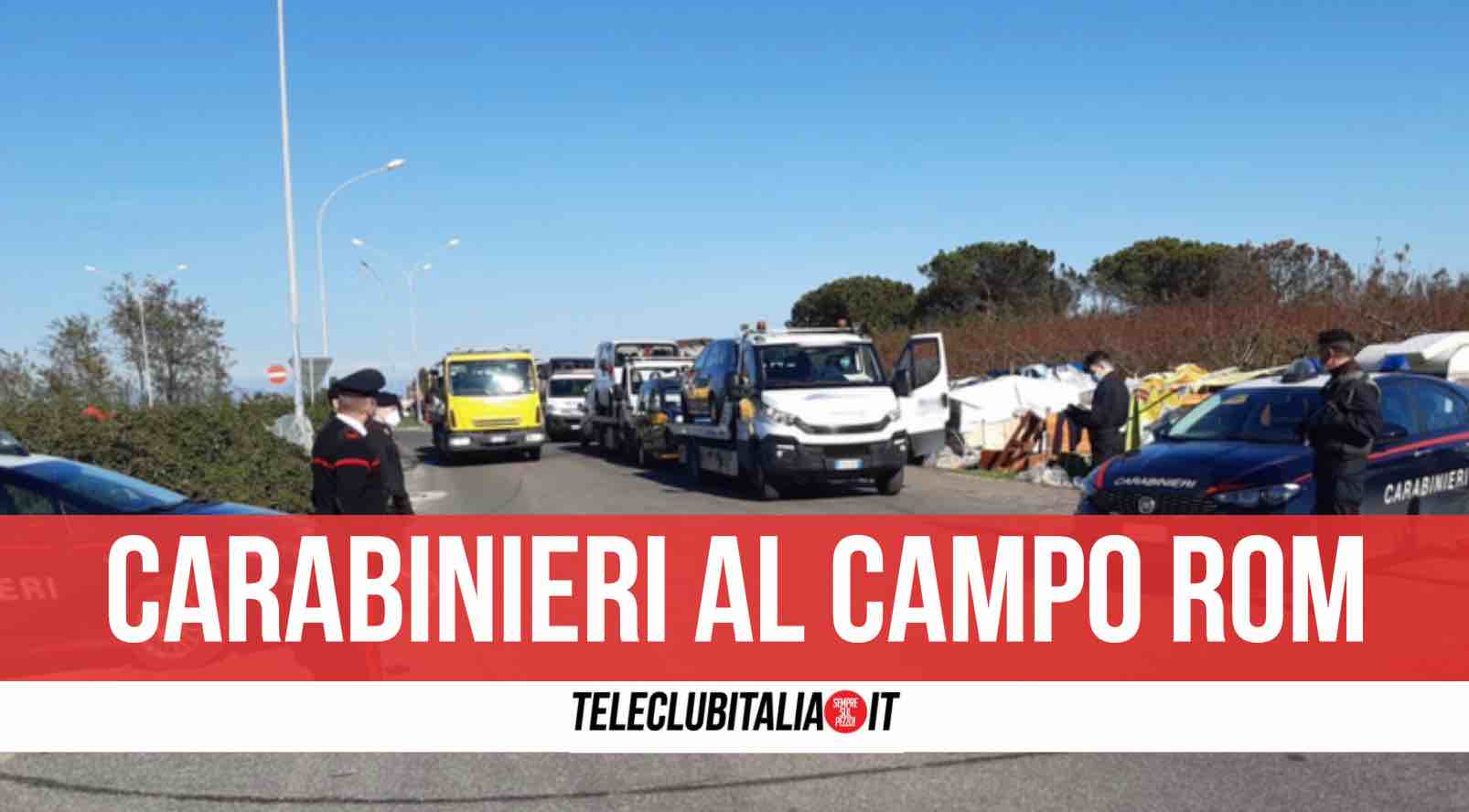 qualiano blitz campo rom