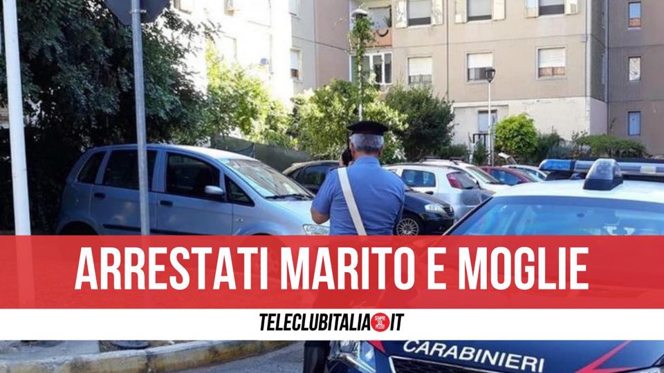 arrestati marito e moglie droga casal di principe