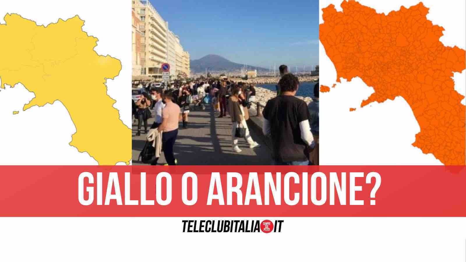 campania zona gialla arancione