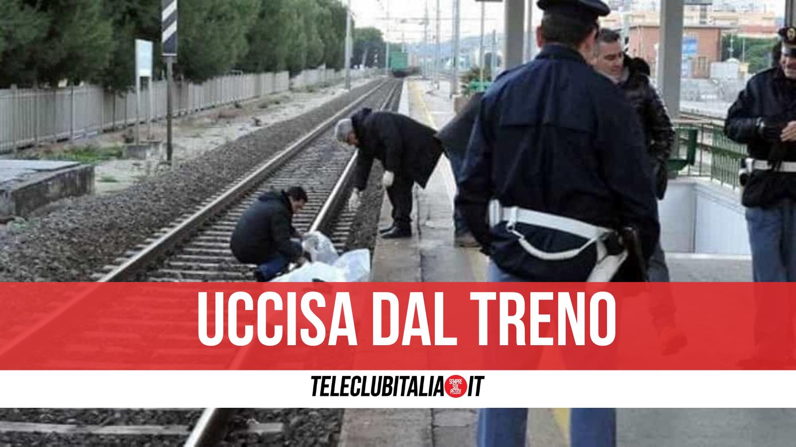 frattamaggiore ragazza morta stazione investita treno