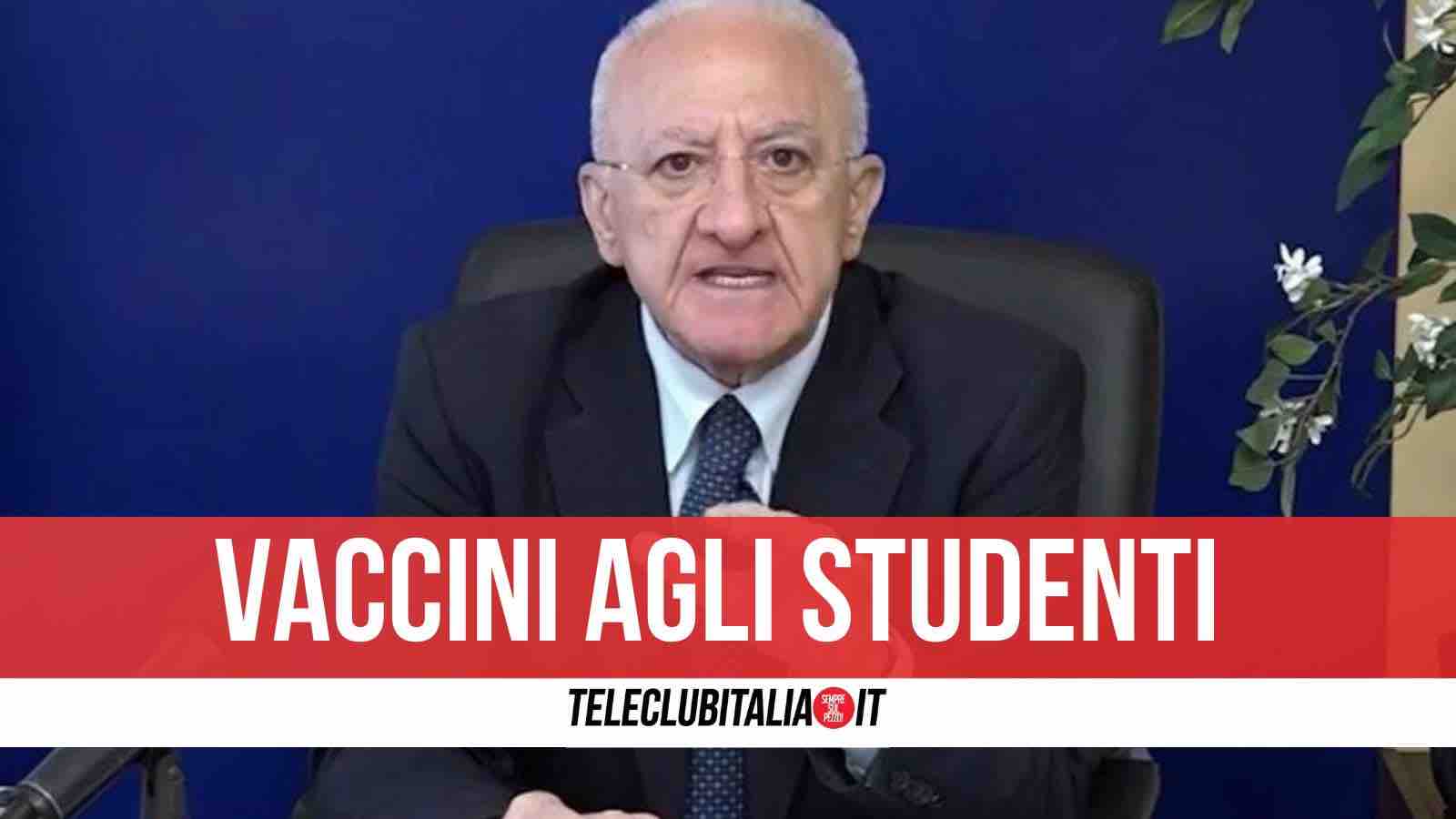 vaccini studenti maturità campania