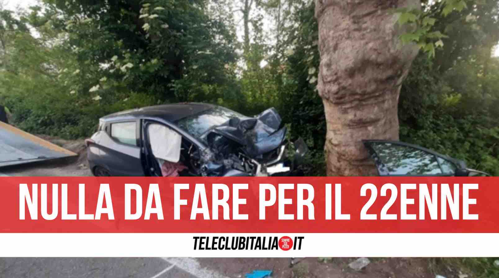 incidente velletri morto 22enne