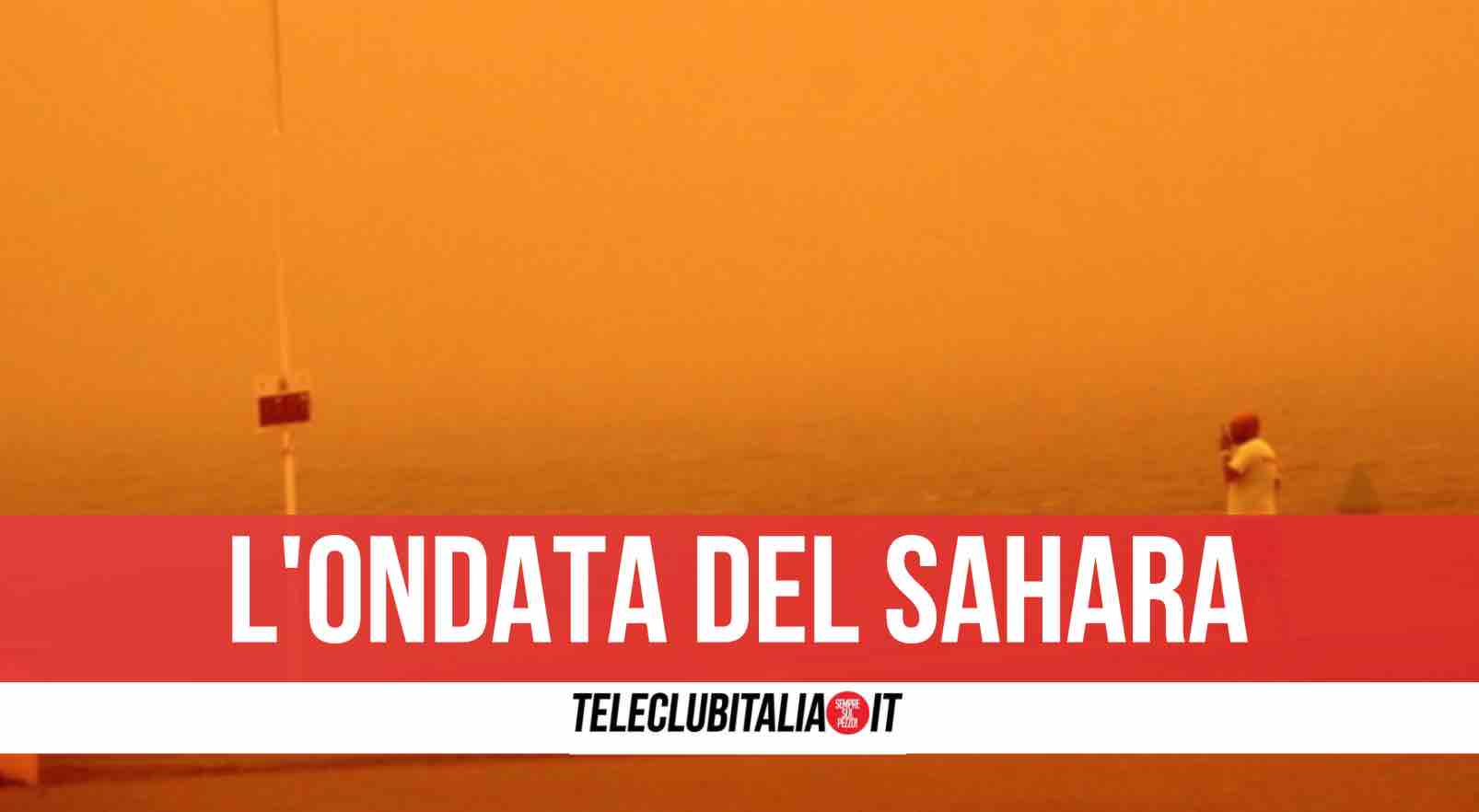 allerta caldo ondata sahara