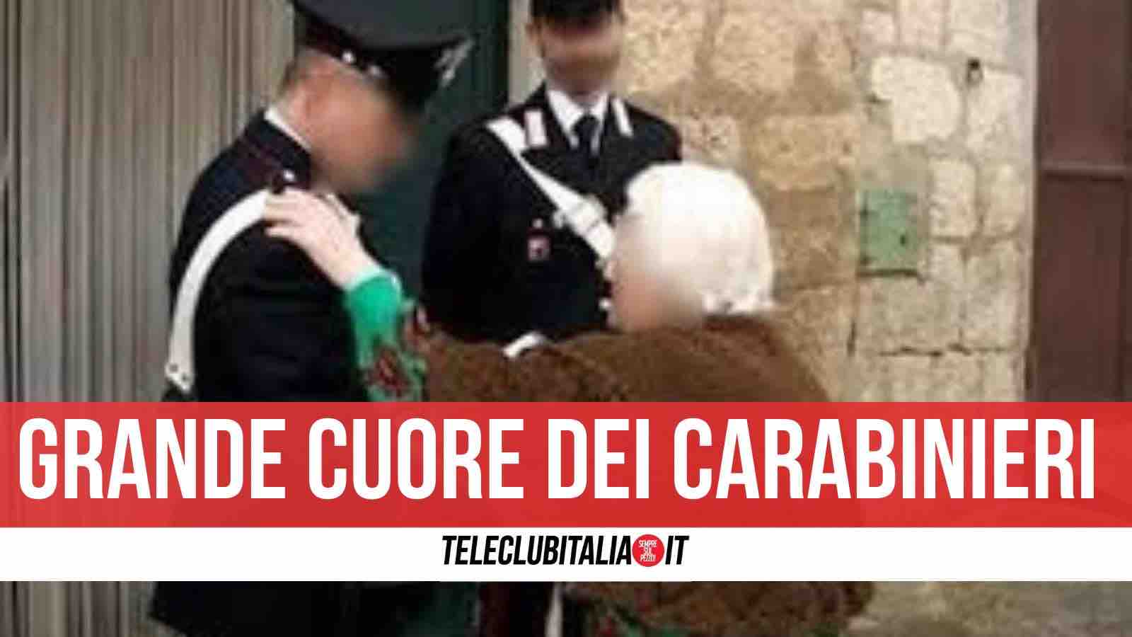 anziana afragola carabinieri