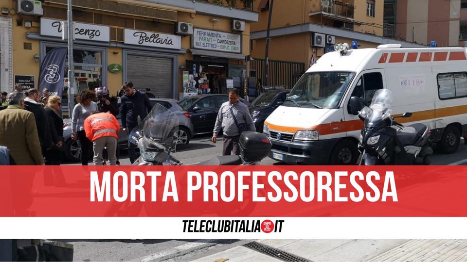 arenella morta investita professoressa