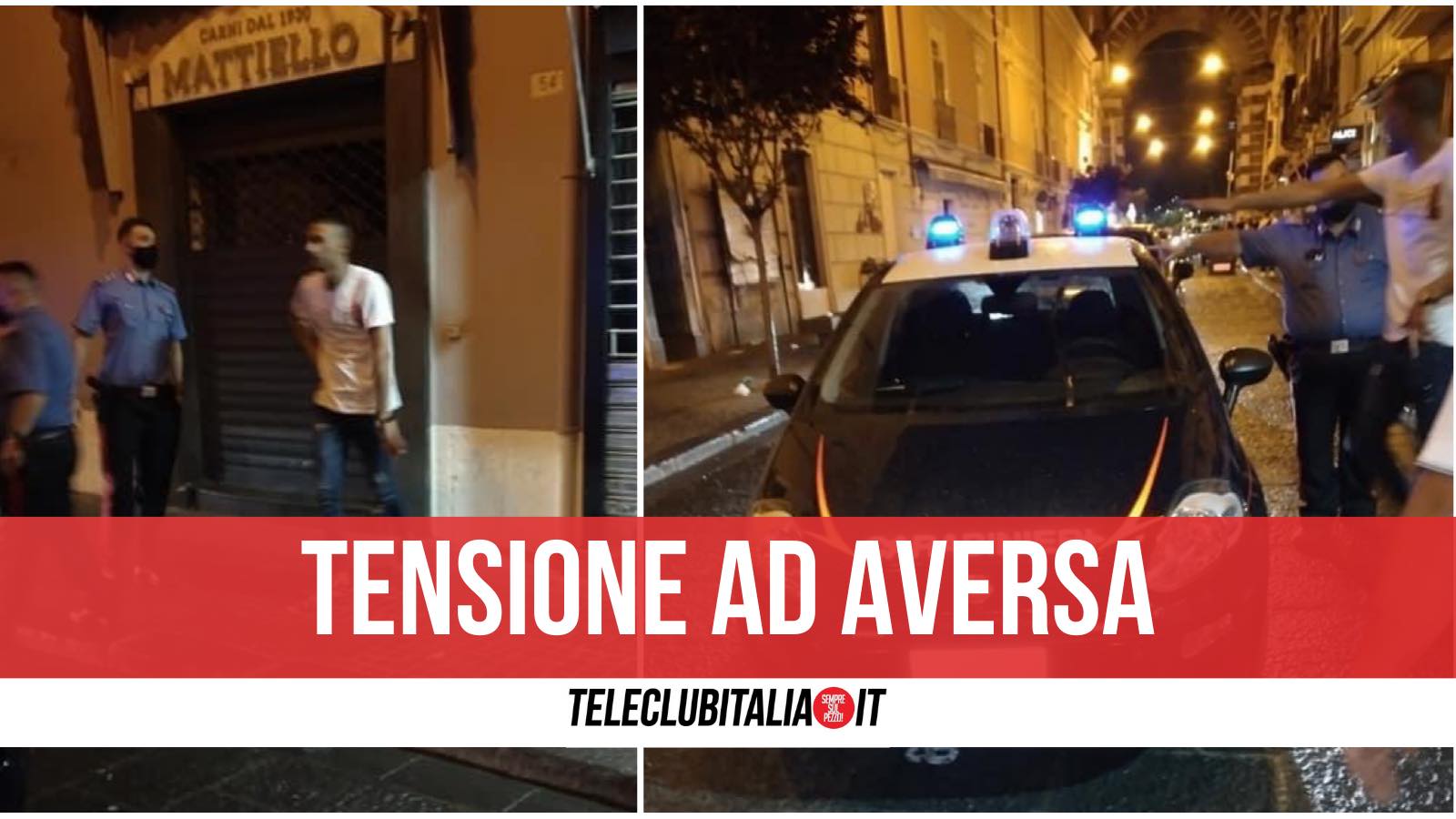 aversa tensione in centro prende a schiaffi bambini