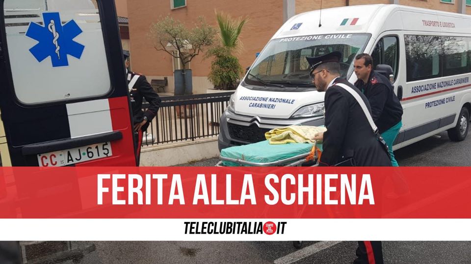 ercolano ferita proiettile vagante