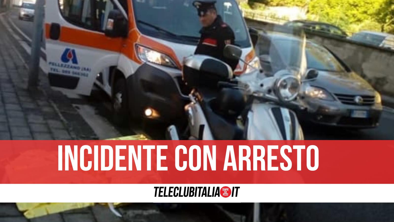 arrestato ponticelli napoli caduto scooter