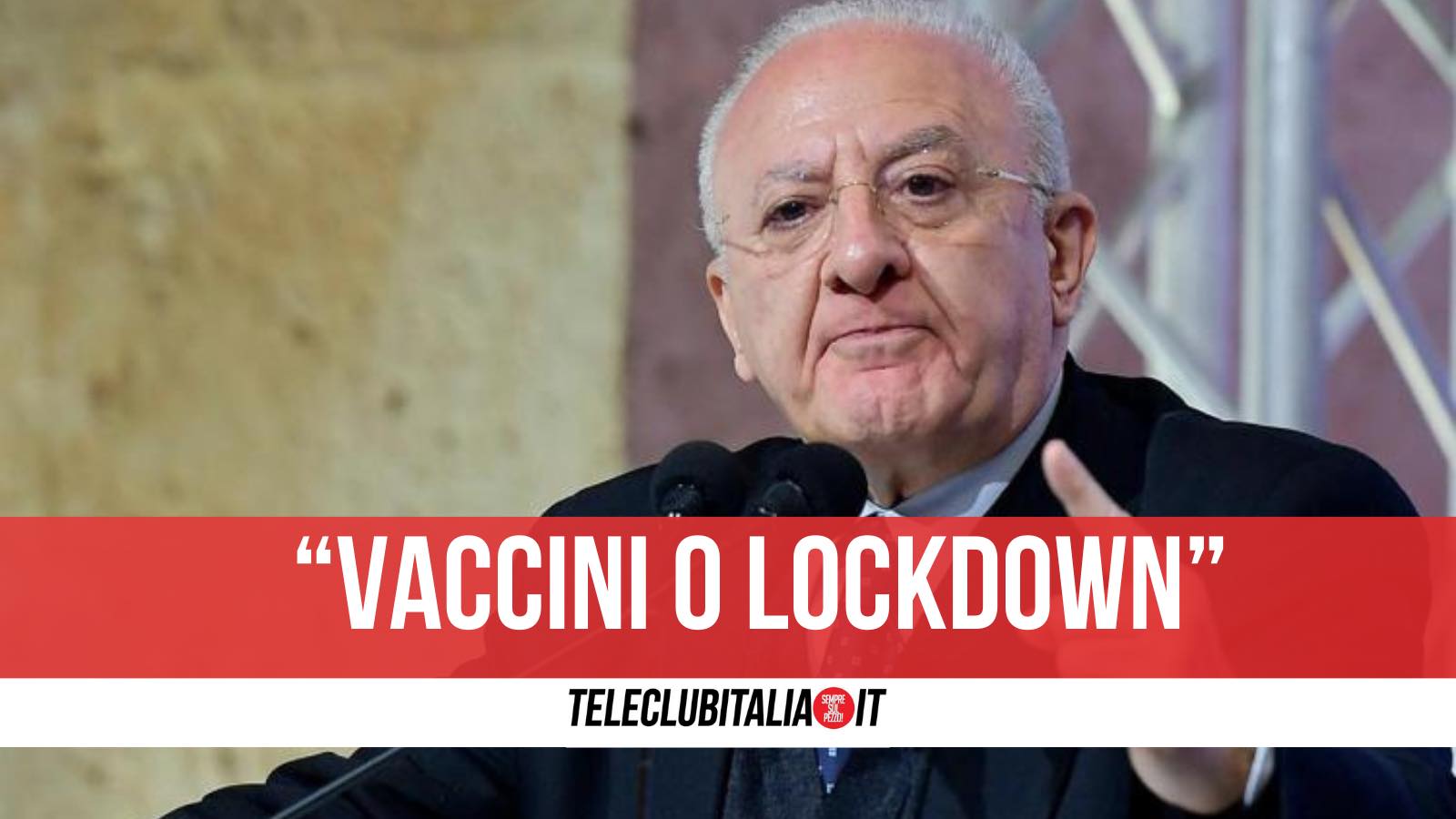 de luca lockdown