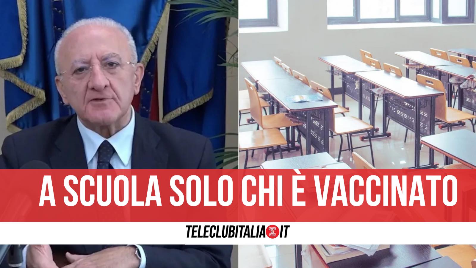 de luca vaccinazioni scuola dad