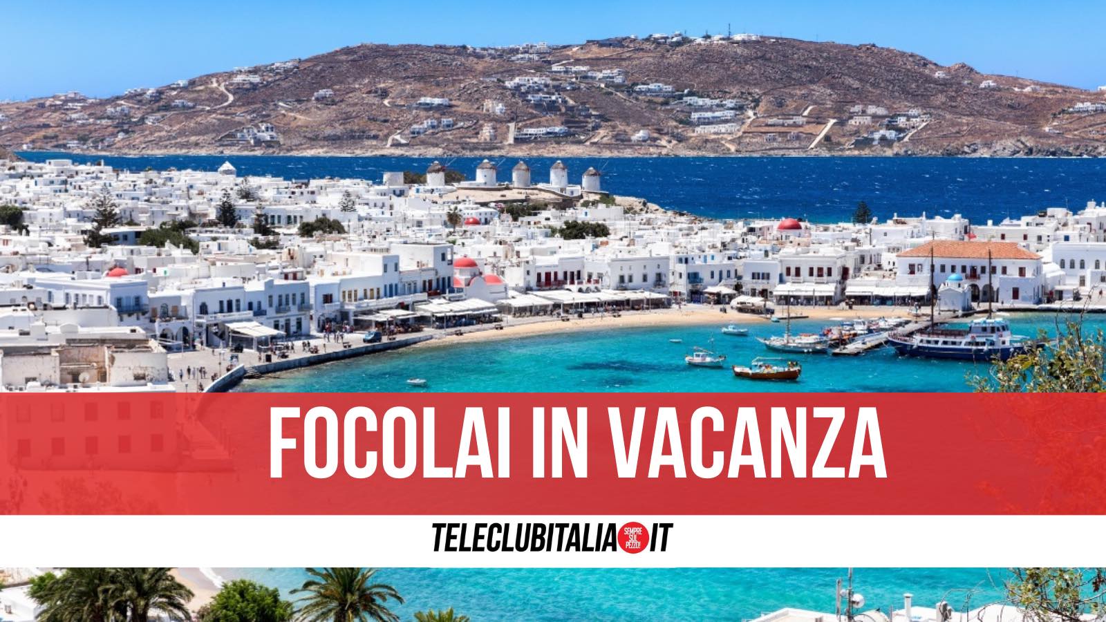 focolai grecia vacanza mykonos