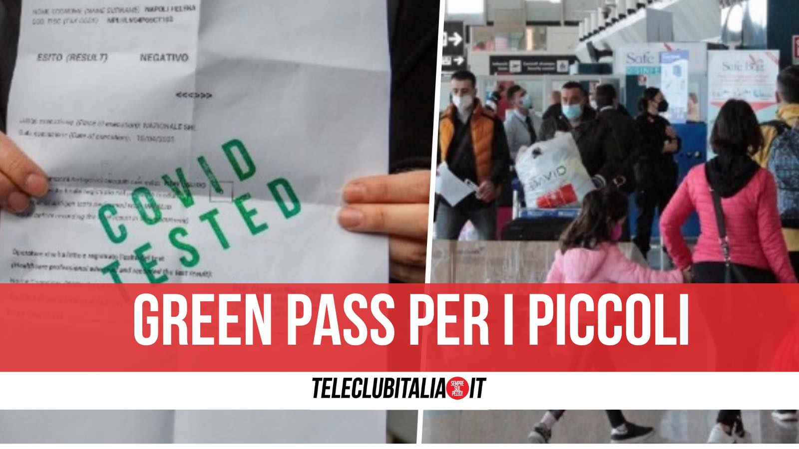 green pass bambini 12 anni