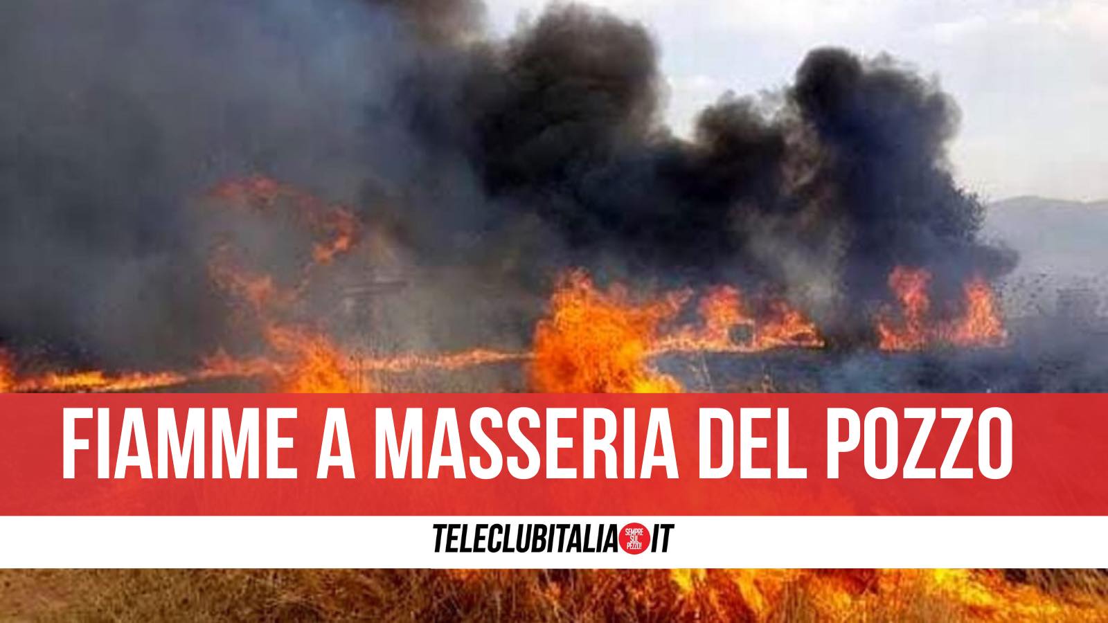 masseria del pozzo incendio