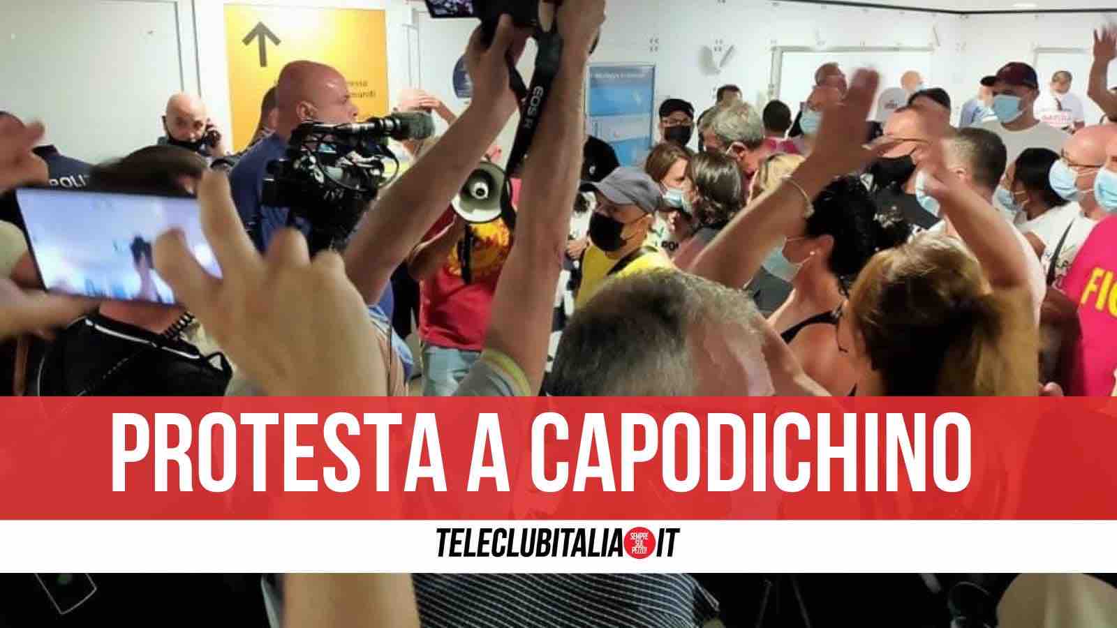 protesta whirlpool capodichino