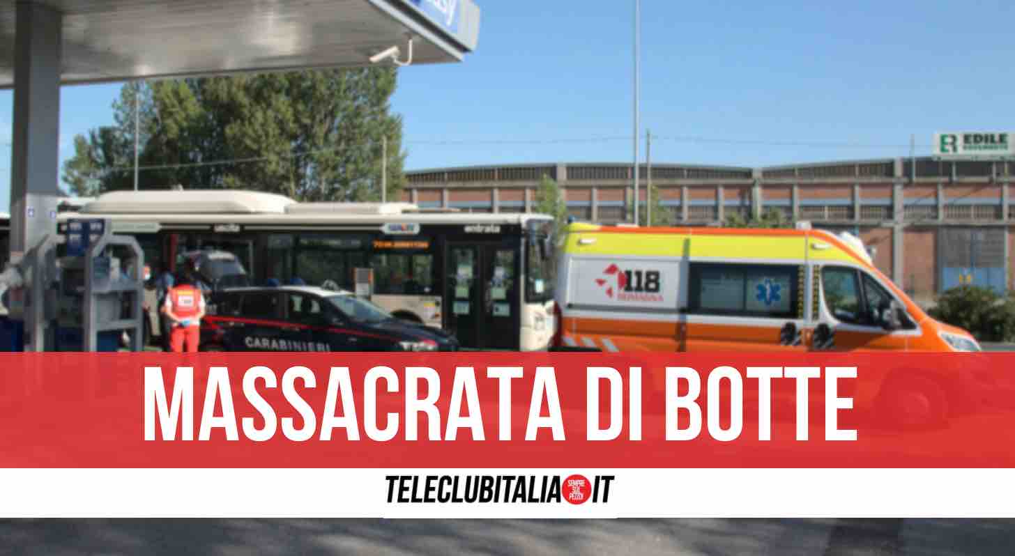 aggressione bus mascherina