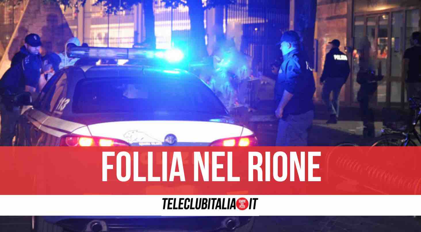 napoli inseguimento rione traiano polizia