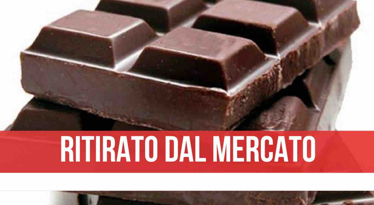 cioccolato Carrefour ritirato dal mercato