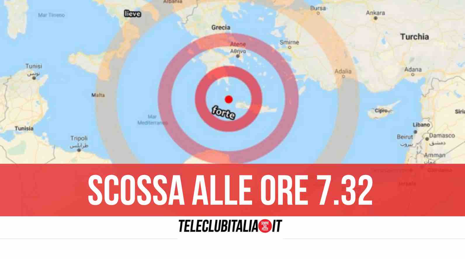 terremoto mar mediterraneo 19 ottobre