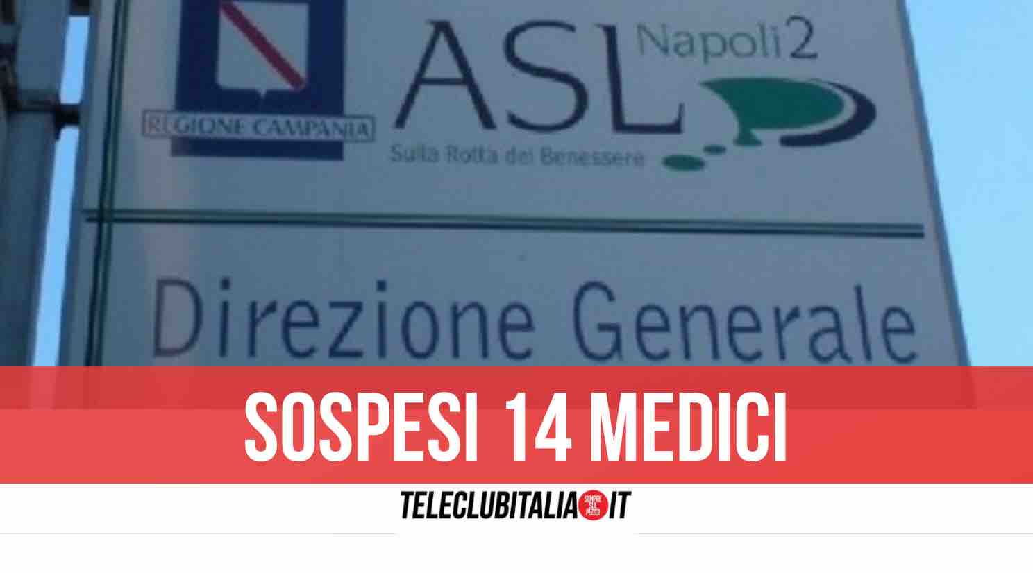 asl napoli medici sospesi