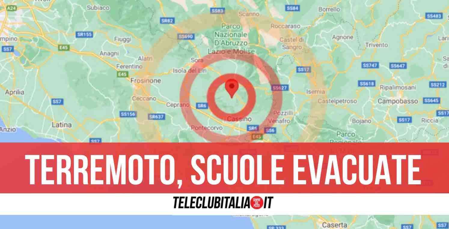 terremoto cassino frosinone 28 ottobre