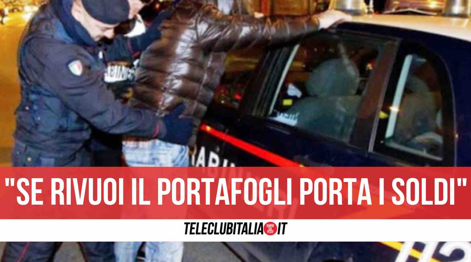 pozzuoli estorsione arresti carabinieri