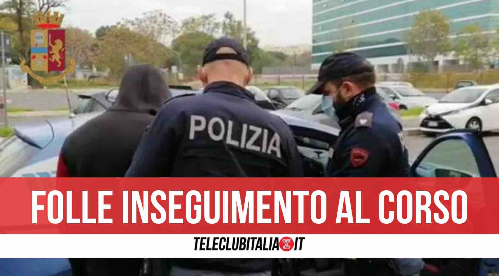 napoli inseguimento polizia