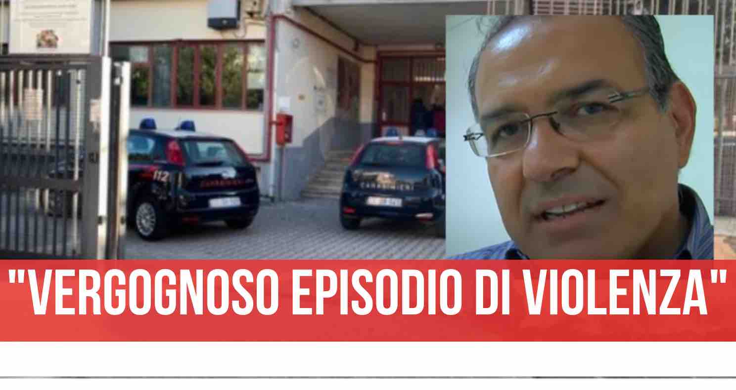 villaricca professore picchiato fuori scuola