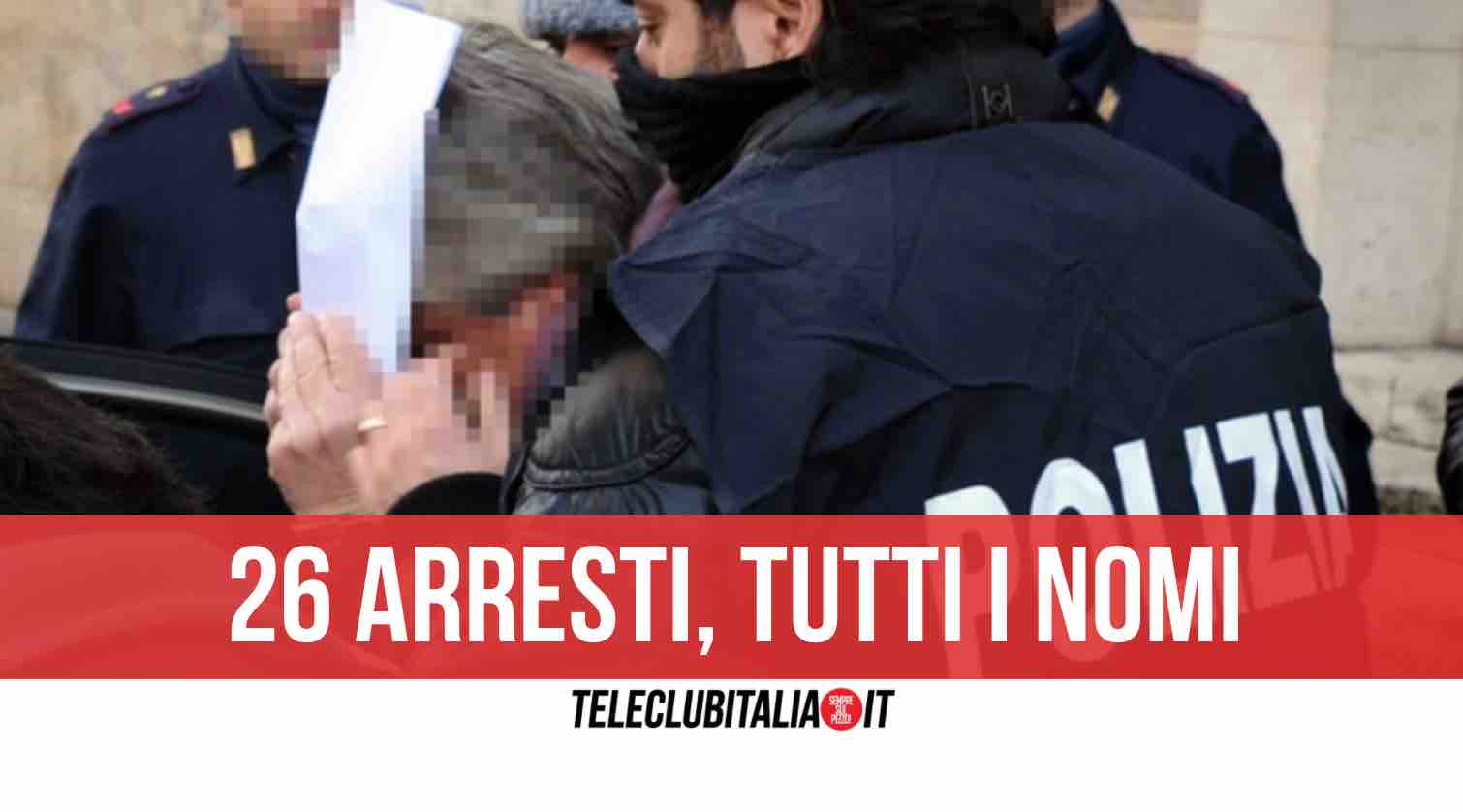 napoli blitz camorra clan silenzio 26 arresti