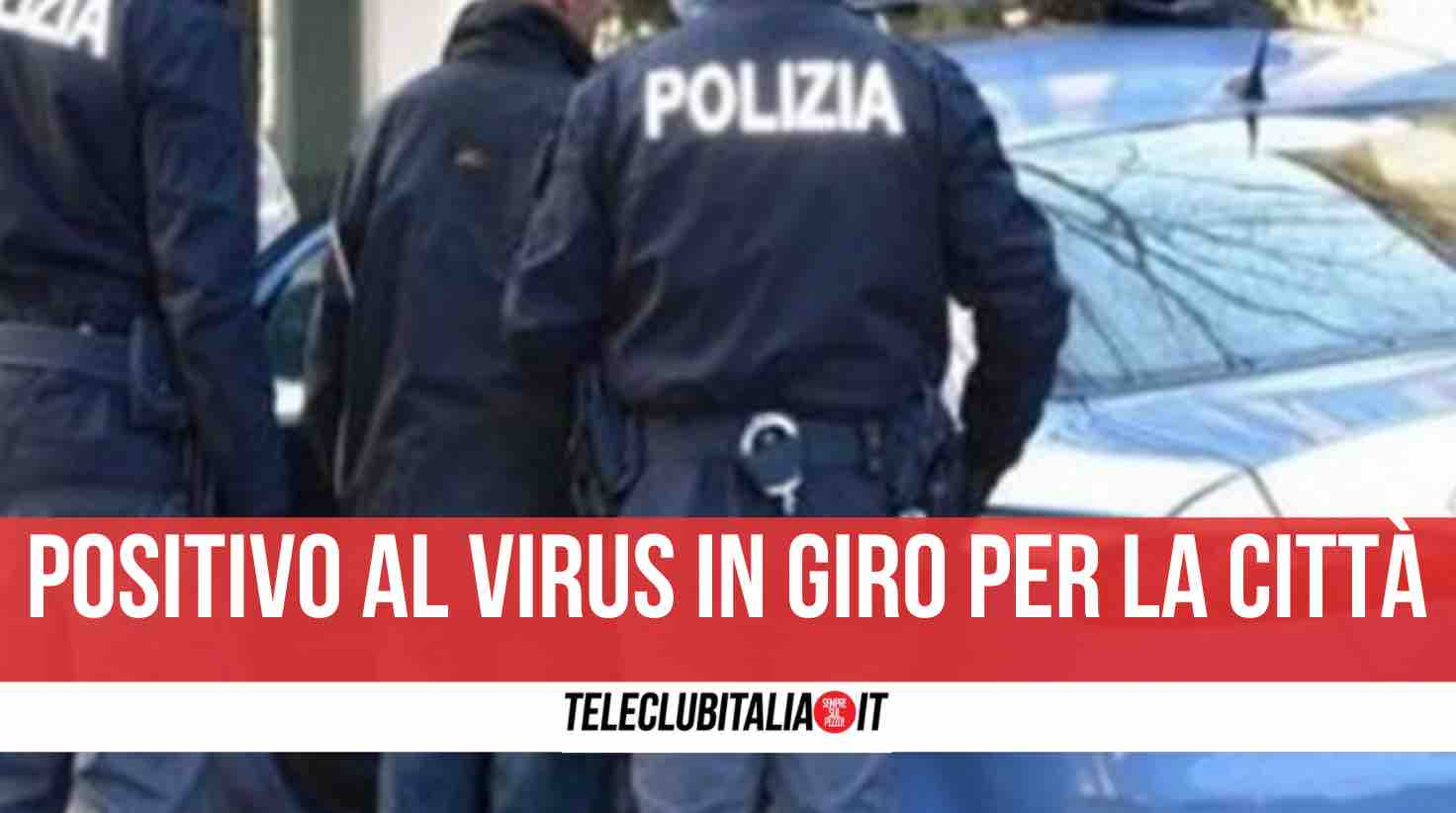 napoli polizia covid contagiato