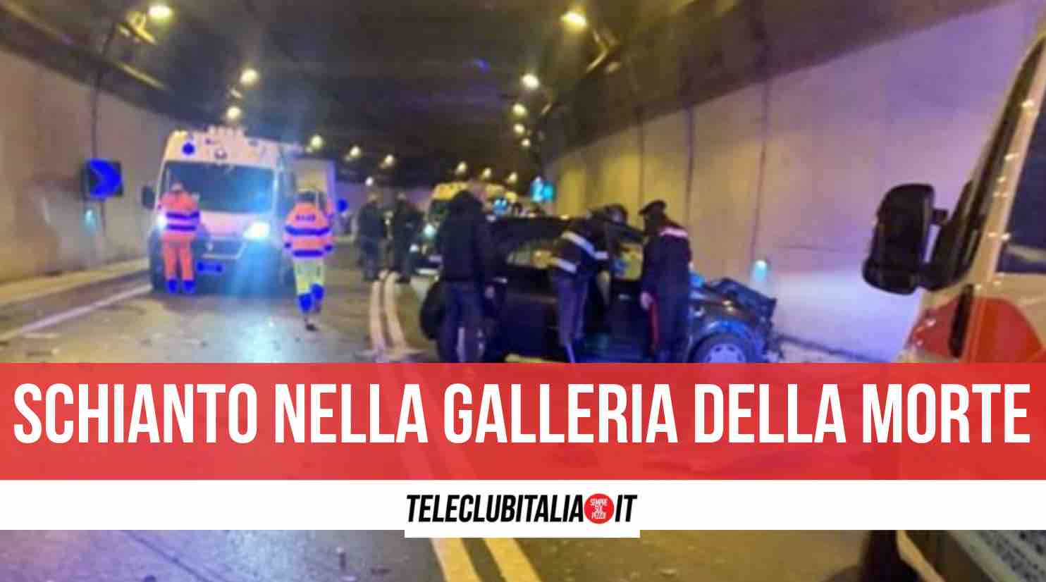 incidente galleria castellammare muore donna