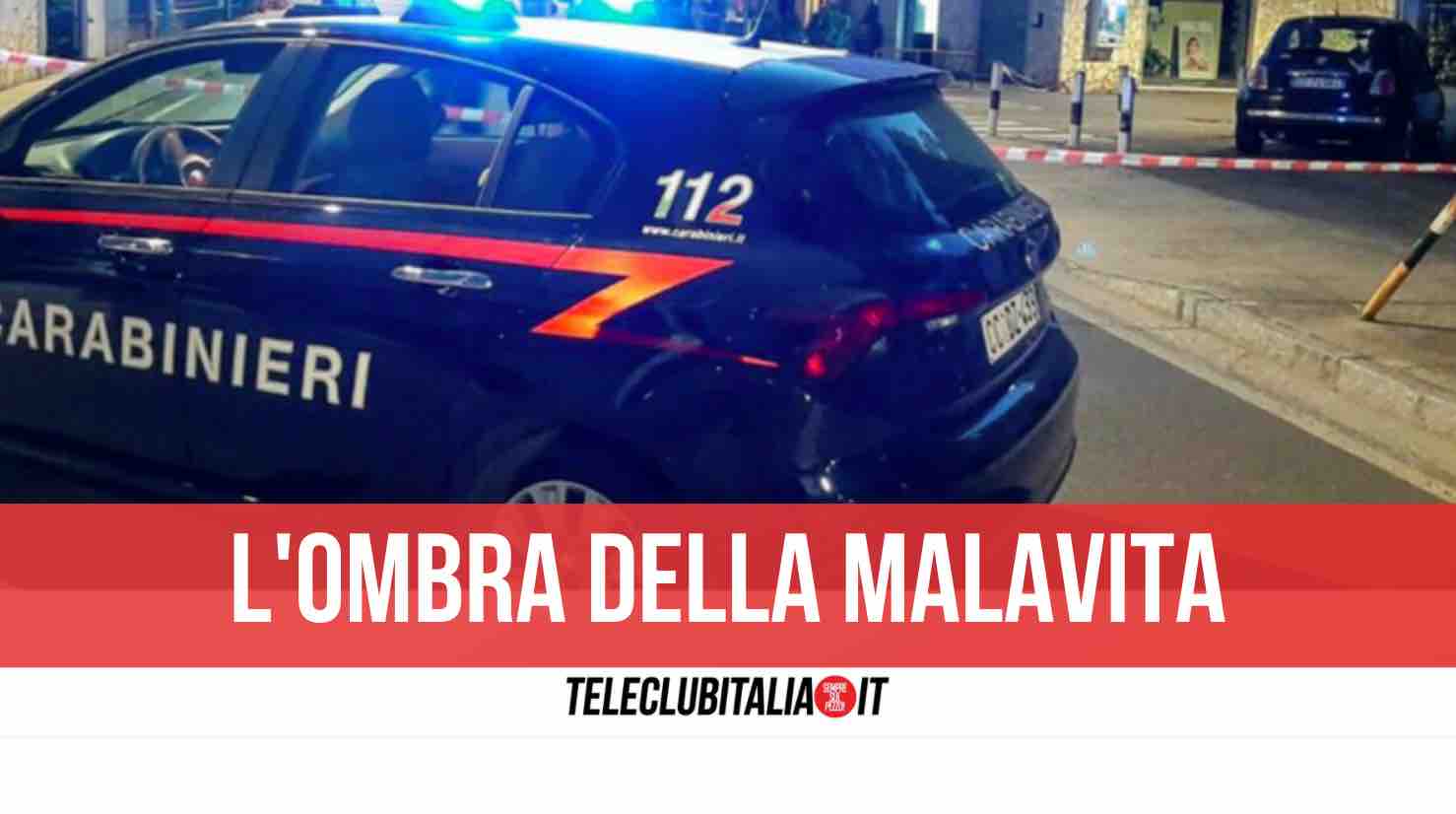 boscoreale spari carabinieri bar