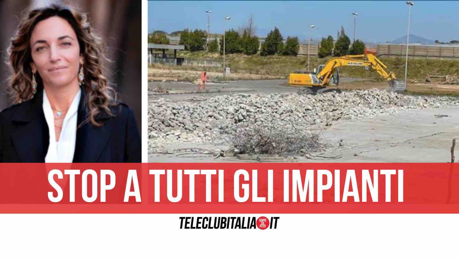 stop impianti rifiuti castellone