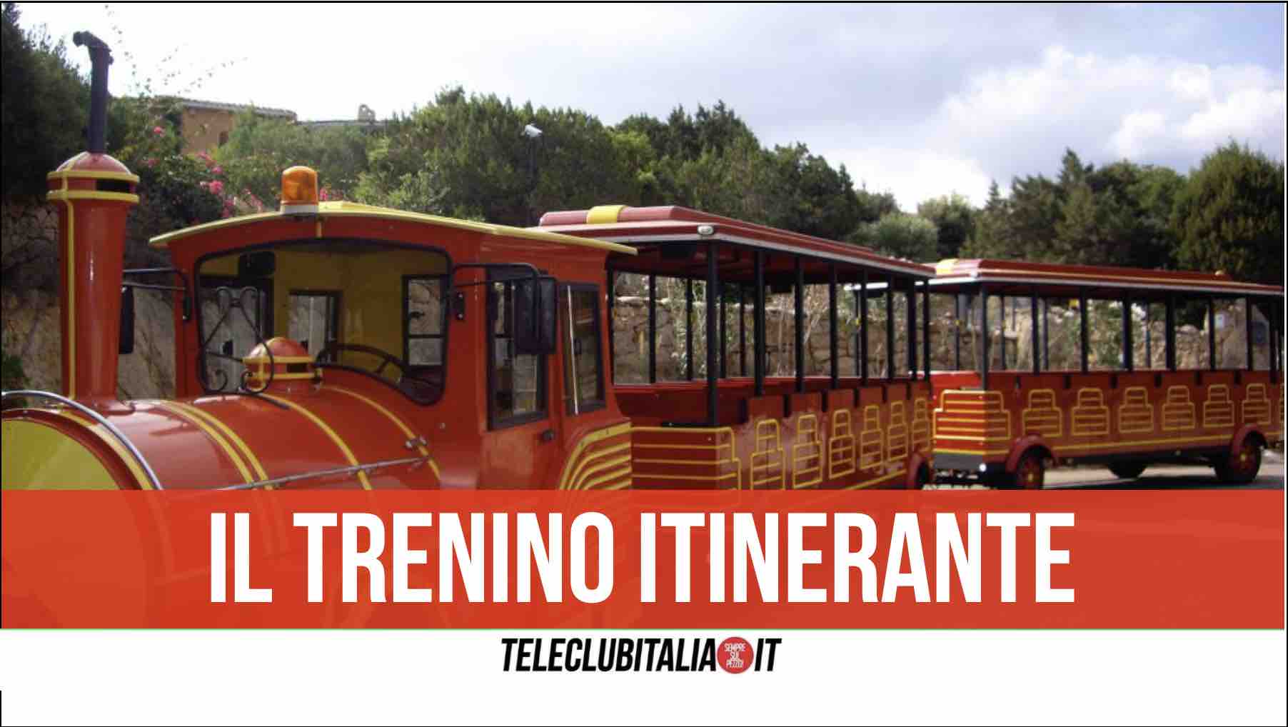 trenino itinerante giugliano natale